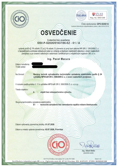 § 24 Revízny technik