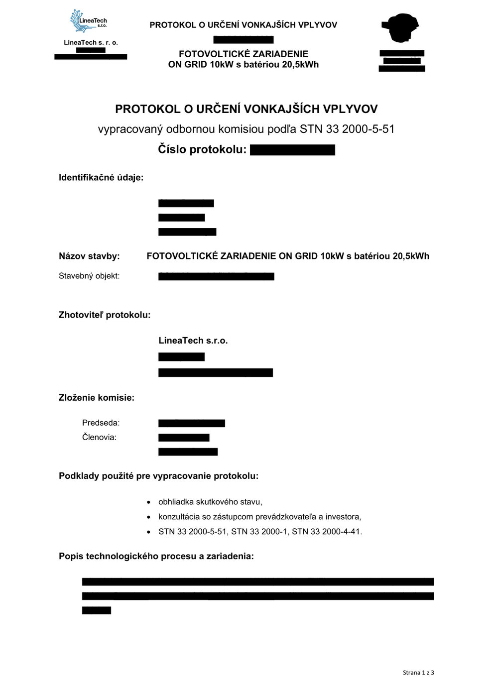 Protokol o určení vonkajších vplyvov